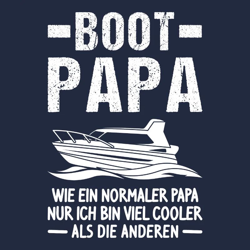 Boot Papa Motorboot Geschenk