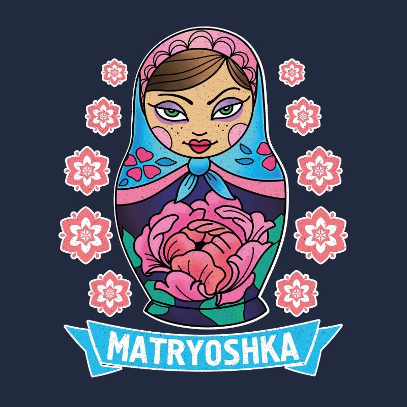 Russie URSS Matryoshka Poupée Uschanka