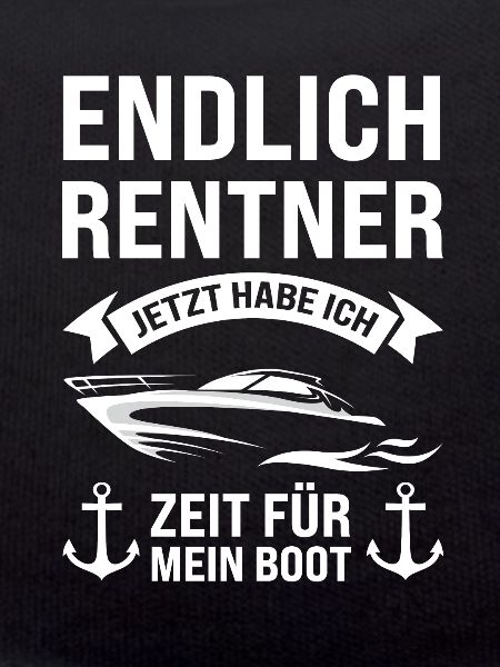 Boot Rentner Bootfahrer Geschenk