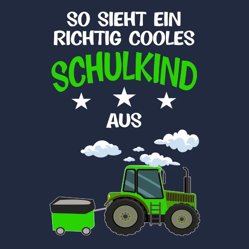 Schulkind Traktor Erstklässler Geschenk