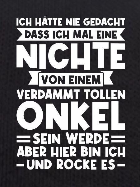 Nichte Onkel Onkels Geschenk