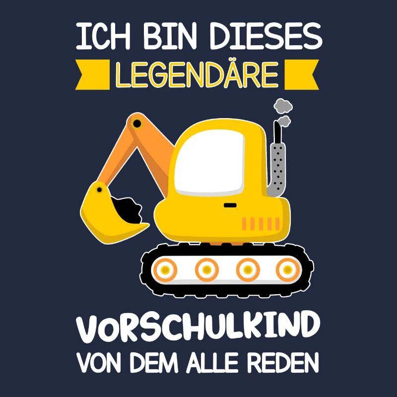 Vorschule Bagger Vorschüler Geschenk