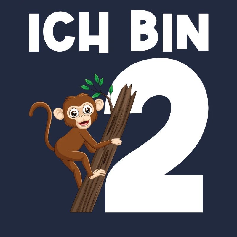 2.Geburtstag Affe Geburtstagsparty Geschenk