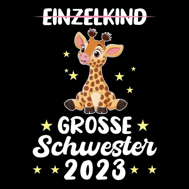 Schwestern Giraffe Grosse Schwester Geschenk