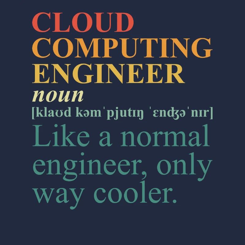 Cloud Computing Engineer Definition Retro Computer