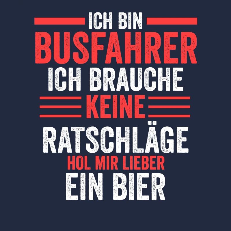 Busfahrer Bier Schulbus Geschenk