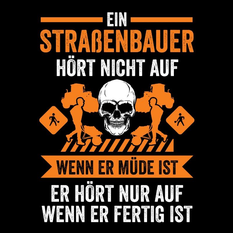 Straßenbauer Job Bauarbeiter Geschenk