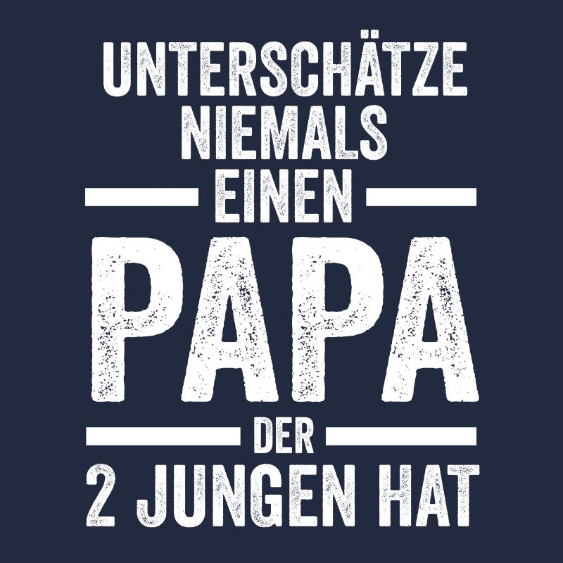 Papa 2 Söhne Vater Geschenk