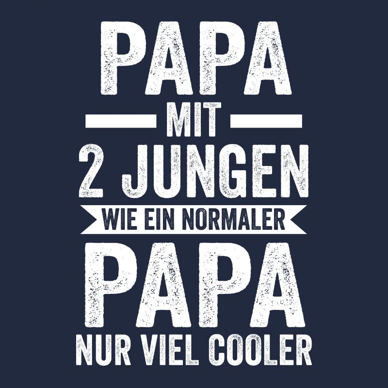 Papa 2 Söhne Vater Geschenk