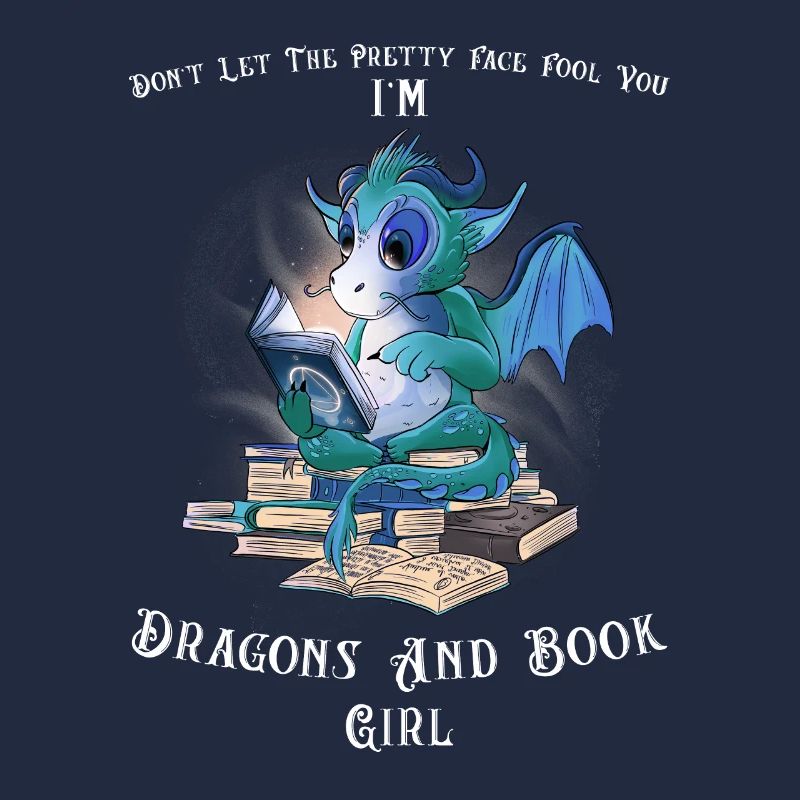 Drache Drache und Buch Drachenliebhaber Geschenk