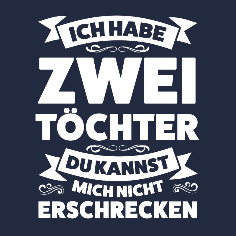 Eltern 2 Töchter Papa von 2 Töchtern Geschenk