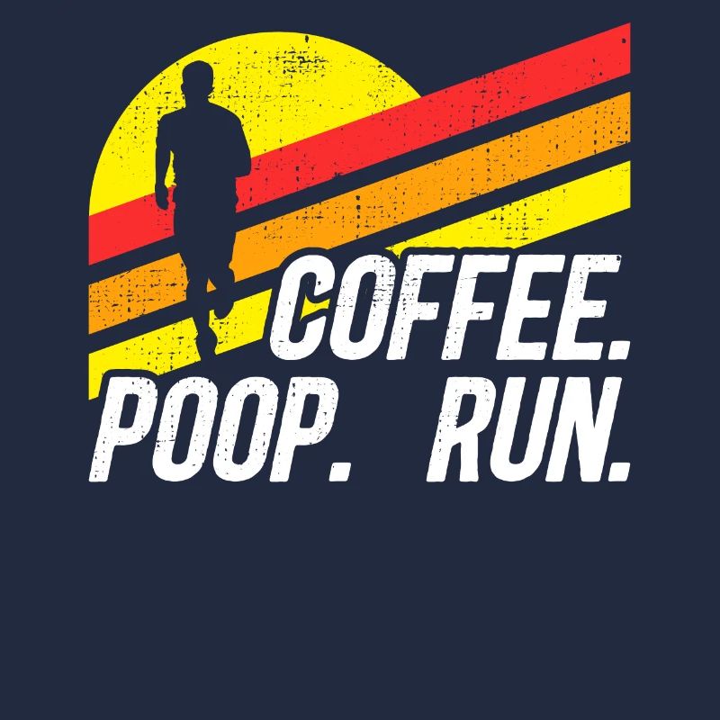 Coffee Poop Run Fun Trail Running Graphics