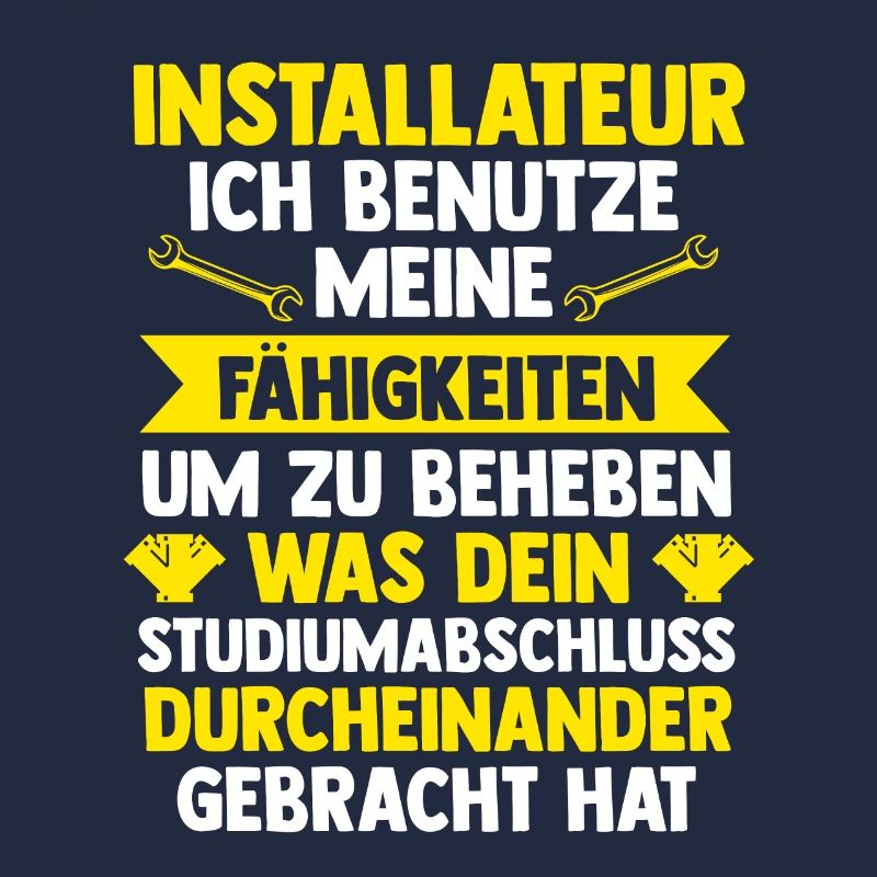 Installateur Beruf Wasserinstallateur Geschenk