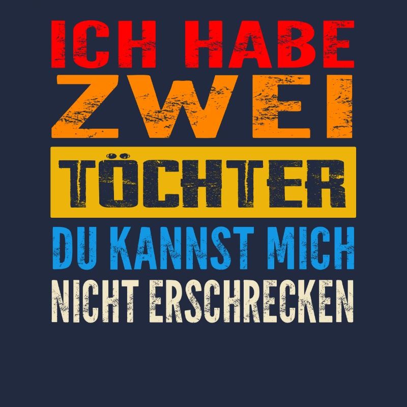 Papa 2 Töchter Töchter Geschenk