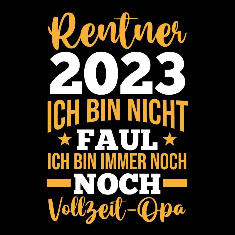 Rentner 2023 Opa Rentner Geschenk