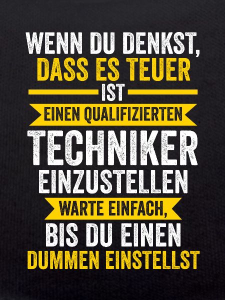 Techniker Beruf Technik Geschenk