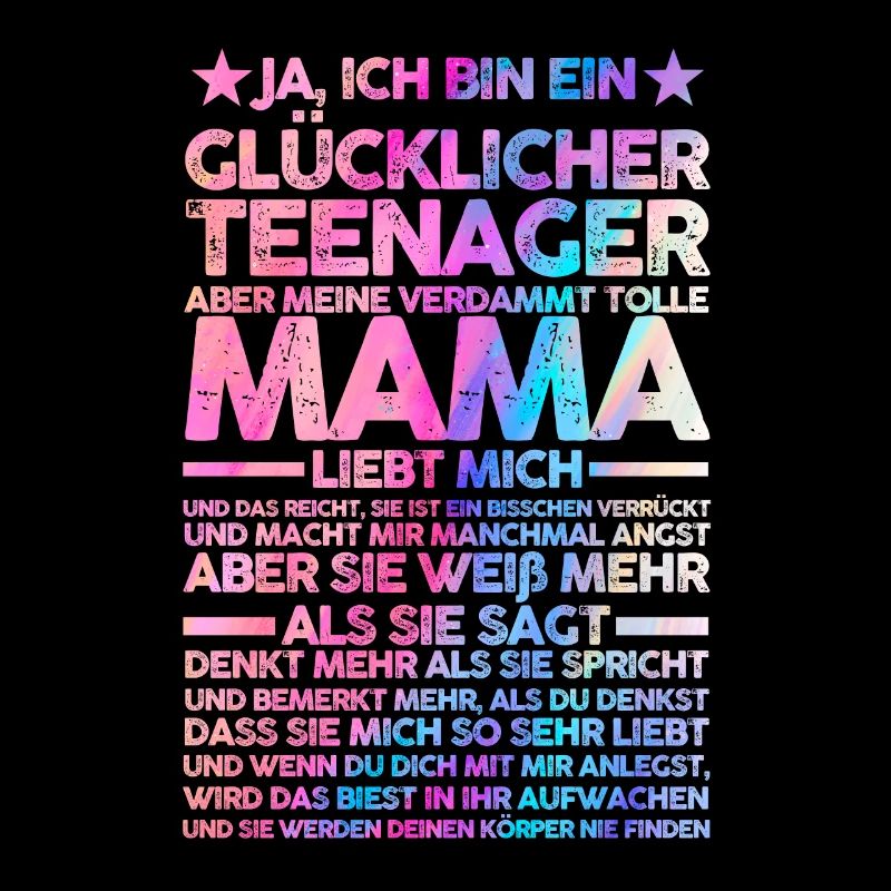 Teenager & Mutter Familie Mutter Geschenk