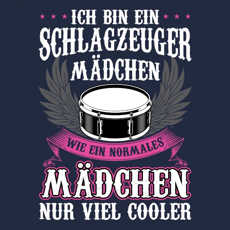 Schlagzeug Mädchen Schlagzeuger Mädchen Geschenk