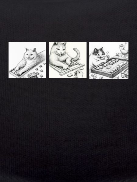 Cats Playing Mahjong