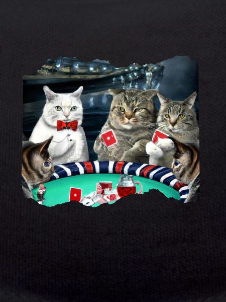 Cats Playing Cards