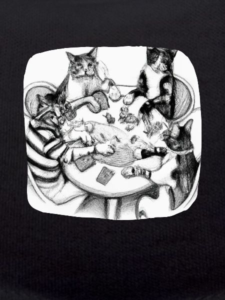Cats Playing Cards