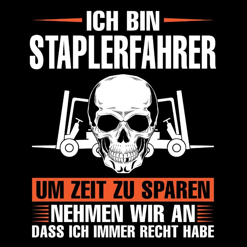 Staplerfahrer Beruf Gabelstapler Geschenk