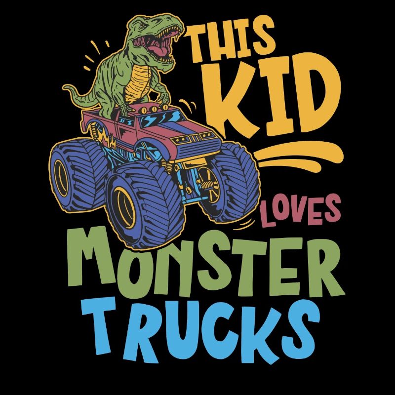 Dieses Kind Liebt Monstertrucks