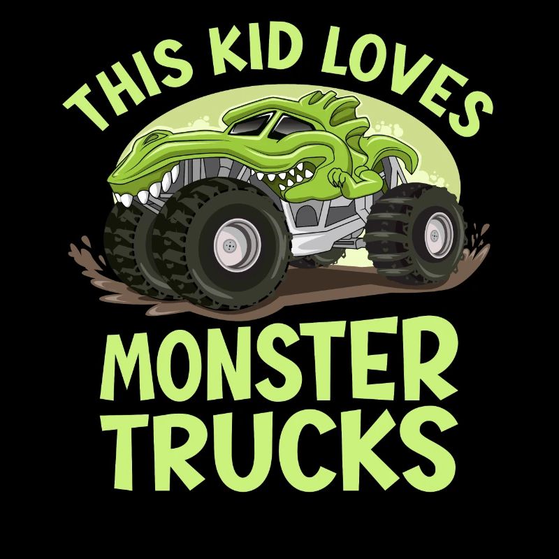 Dieses Kind Liebt Monstertrucks