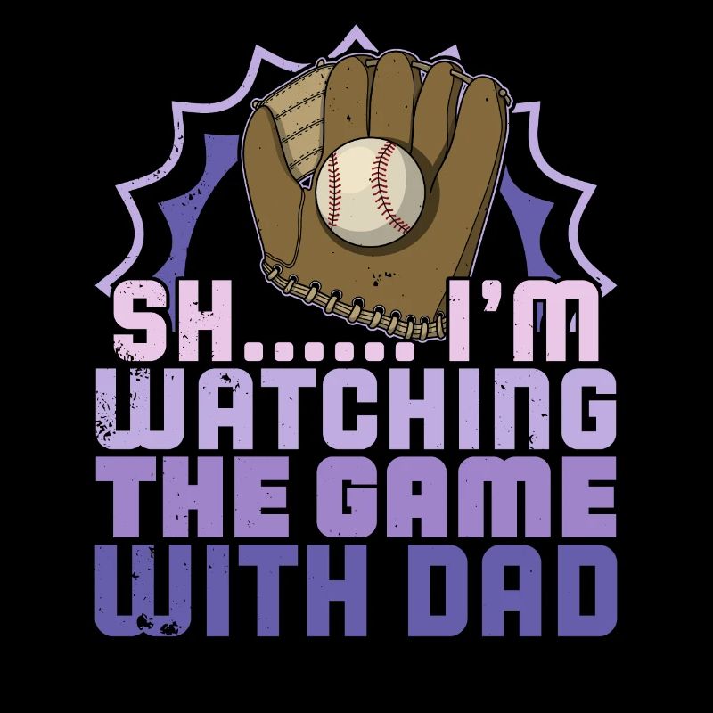 Handschuhe Ball Baseball Schläger USA Spruch