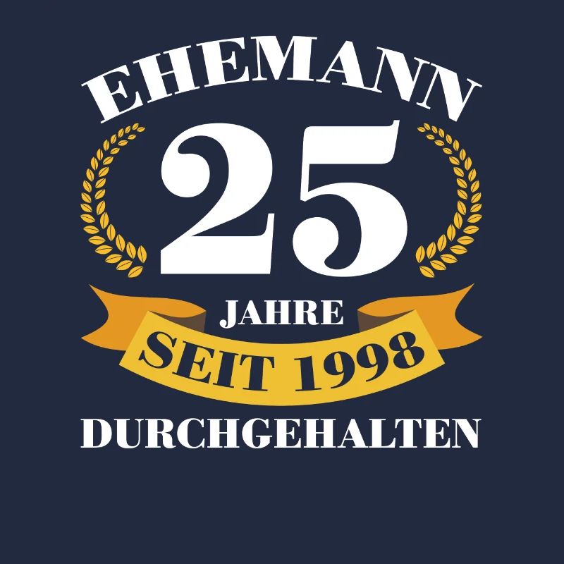 25. Hochzeitstag Ehemann Silberhochzeit Geschenk