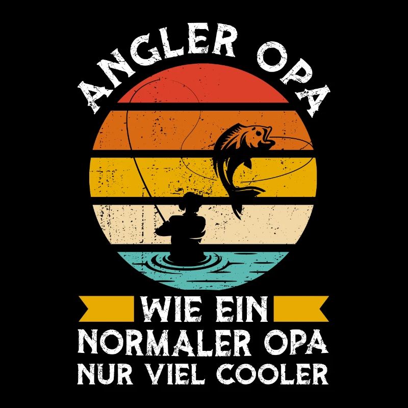 Angler Opa Angeln Geschenk