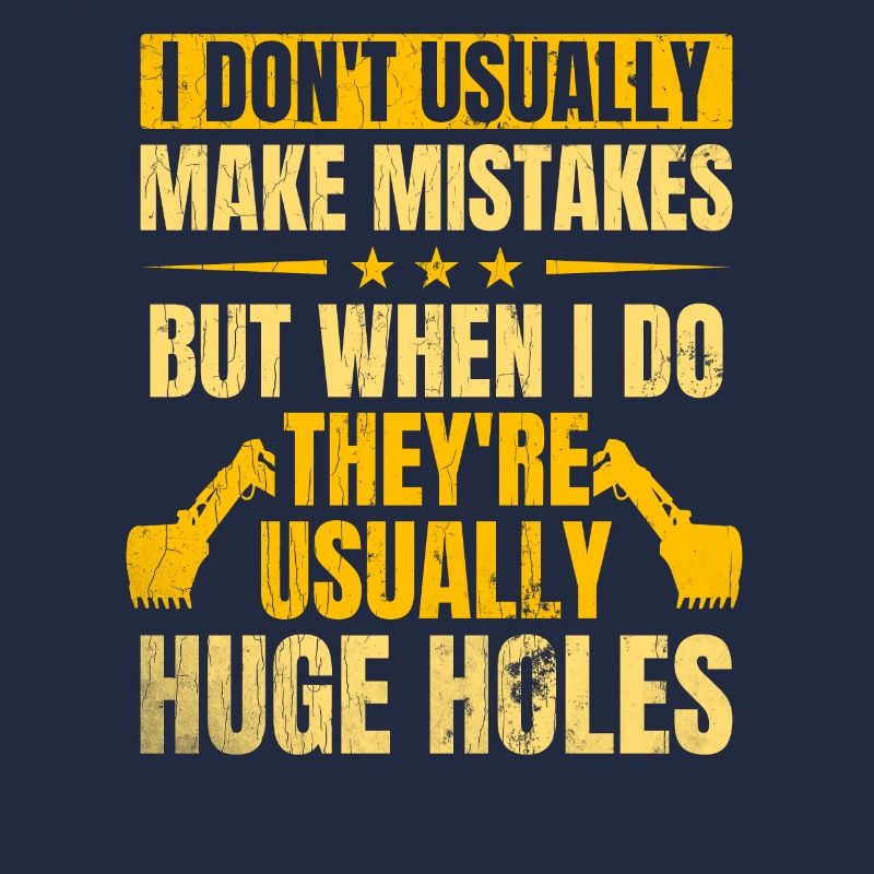 Retro Bagger Spruch Baggerfahrer Baustelle