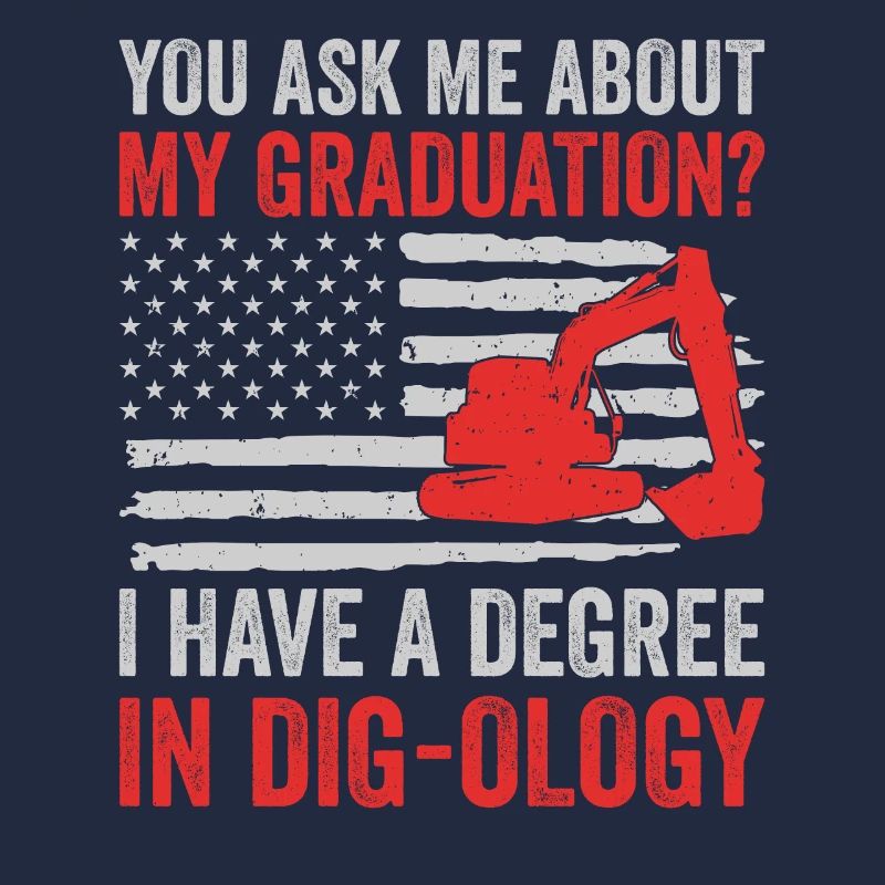 Retro Bagger Spruch Baggerfahrer Baustelle