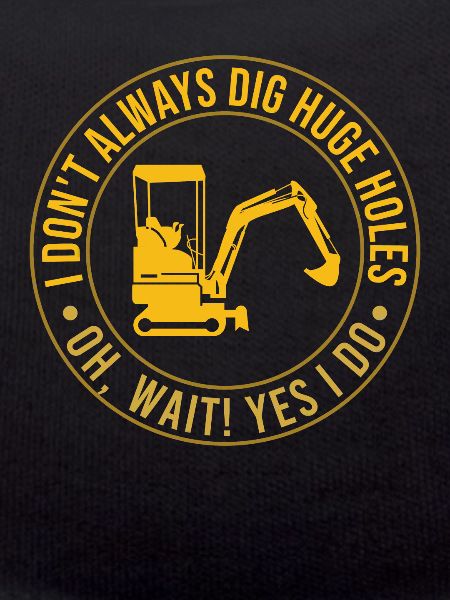 Retro Bagger Spruch Baggerfahrer Baustelle