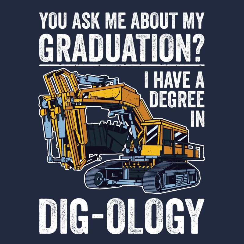 Retro Bagger Spruch Baggerfahrer Baustelle