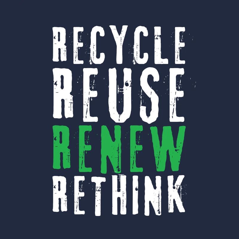 Recycle Réutiliser Renew Rethink Wind Turbine - Wind