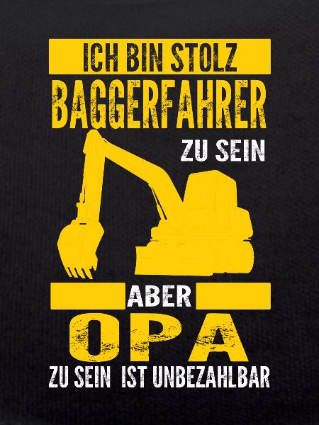 Baggerfahrer Bagger Fahrer Geschenk