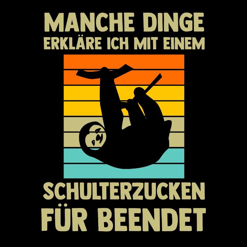 Faultier Sarkasmus Sarkastisch Geschenk