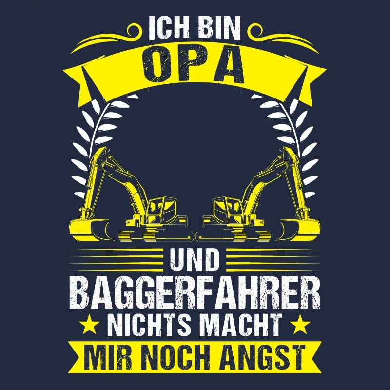 Baggerfahrer Opa Bagger Geschenk