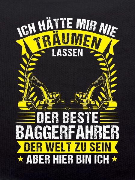 Baggerfahrer Beruf Lader Geschenk
