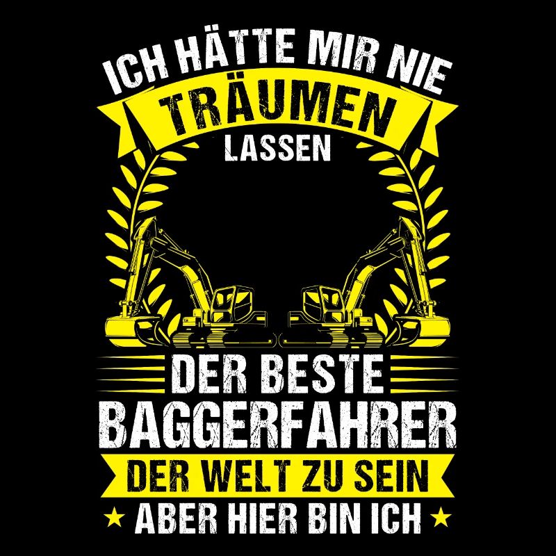 Baggerfahrer Beruf Lader Geschenk