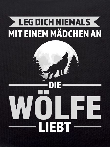 Wolf Mädchen Wölfe Geschenk
