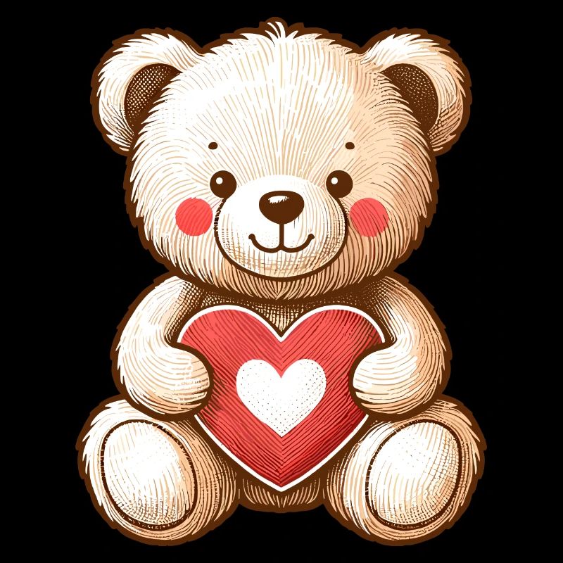 TEDDY BEAR, TEDDY BEAR, SOFT TOY, CUDDLE, SOFT HEART