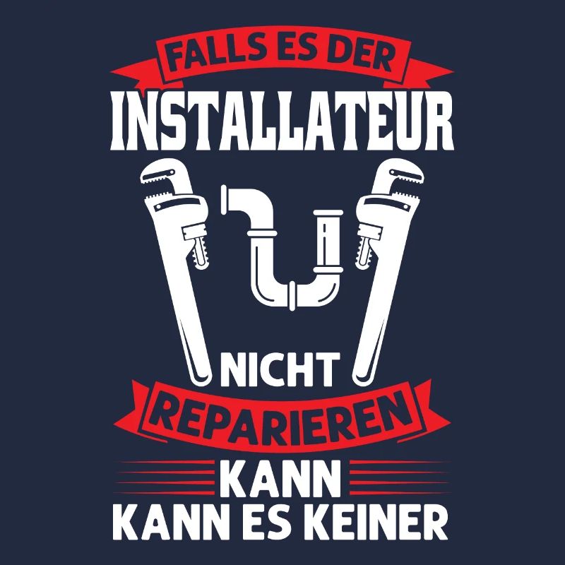 Installateur Beruf Handwerker Geschenk