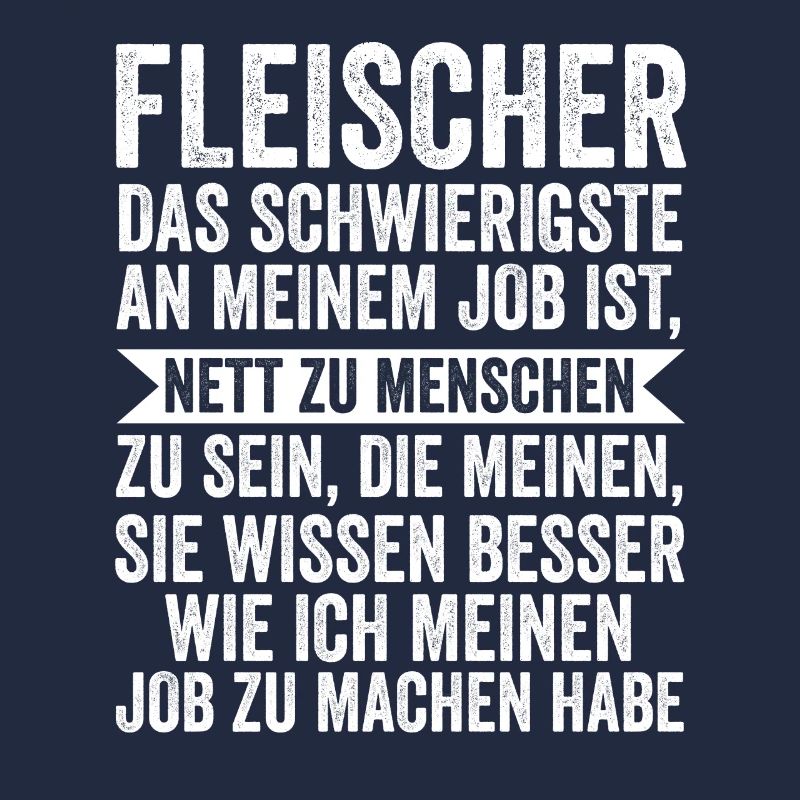 Fleischer Beruf Fleischerei Geschenk