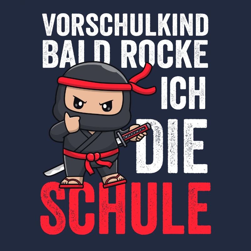 Vorschulkind Ninja Vorschule Geschenk