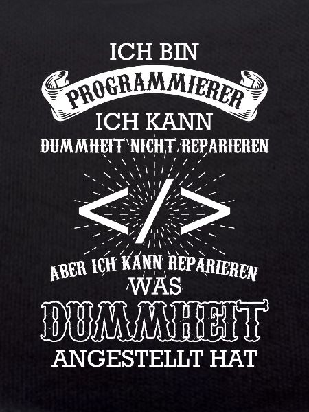 Programmierer Beruf Fachinformatiker Geschenk