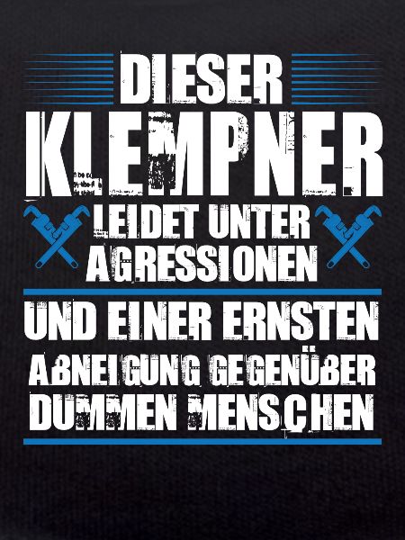 Klempner Beruf Sanitär Geschenk