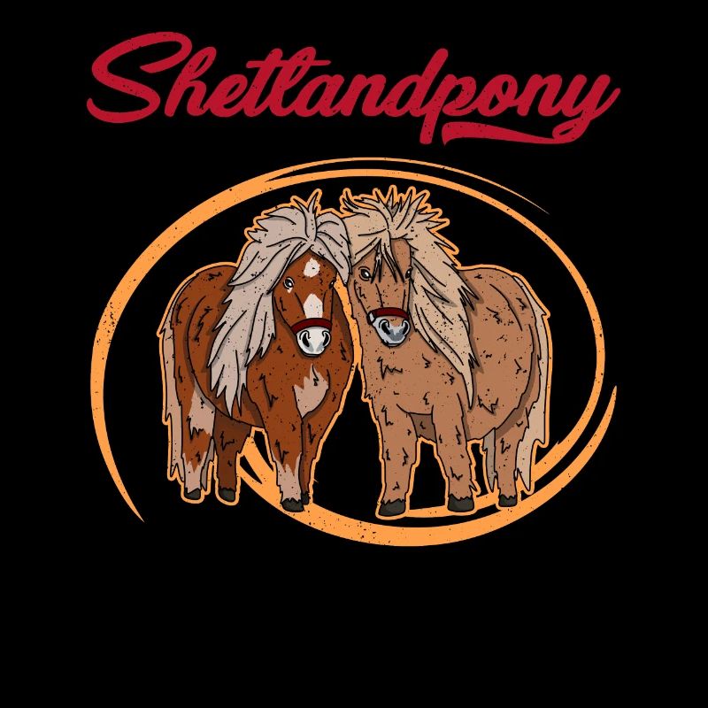 Shetland Pferdehalter Shetty Pony Reitsport