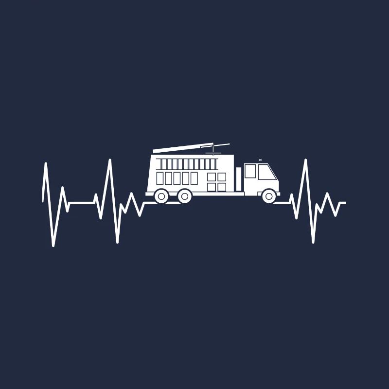 Fire Truck EKG Fire Department Firefighter Savior